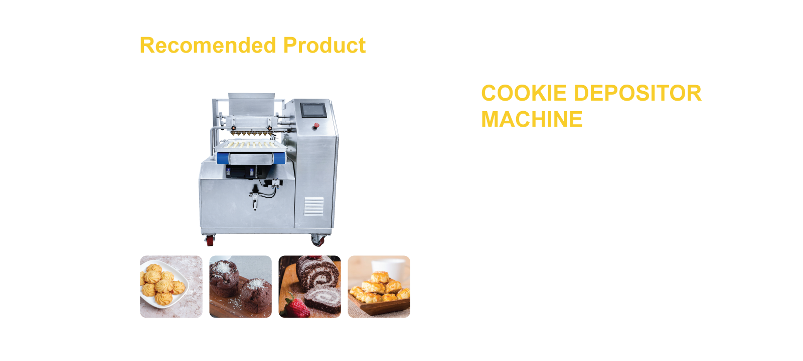 cookie depositor machine recom